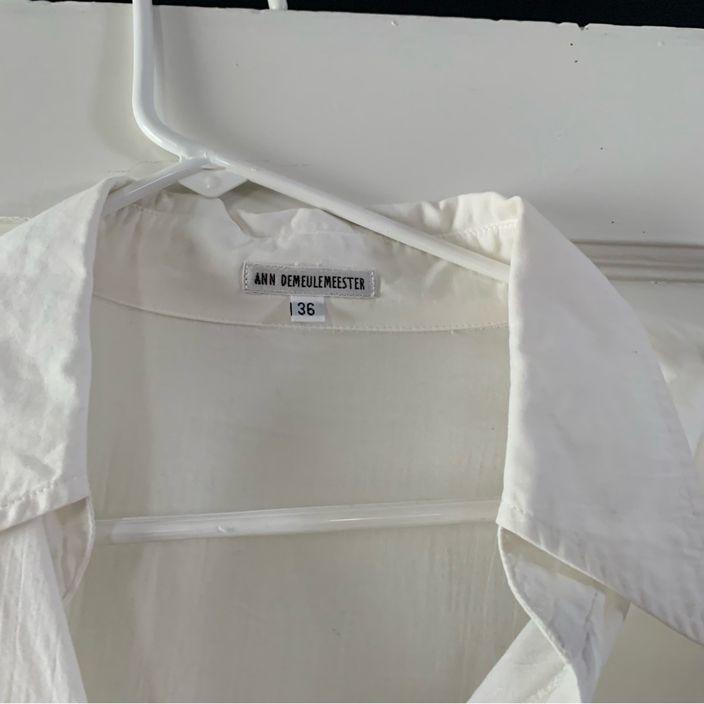 Ann Demeulemeester Asymmetric Belted Tunic Shirt 36 - Picture 4 of 7